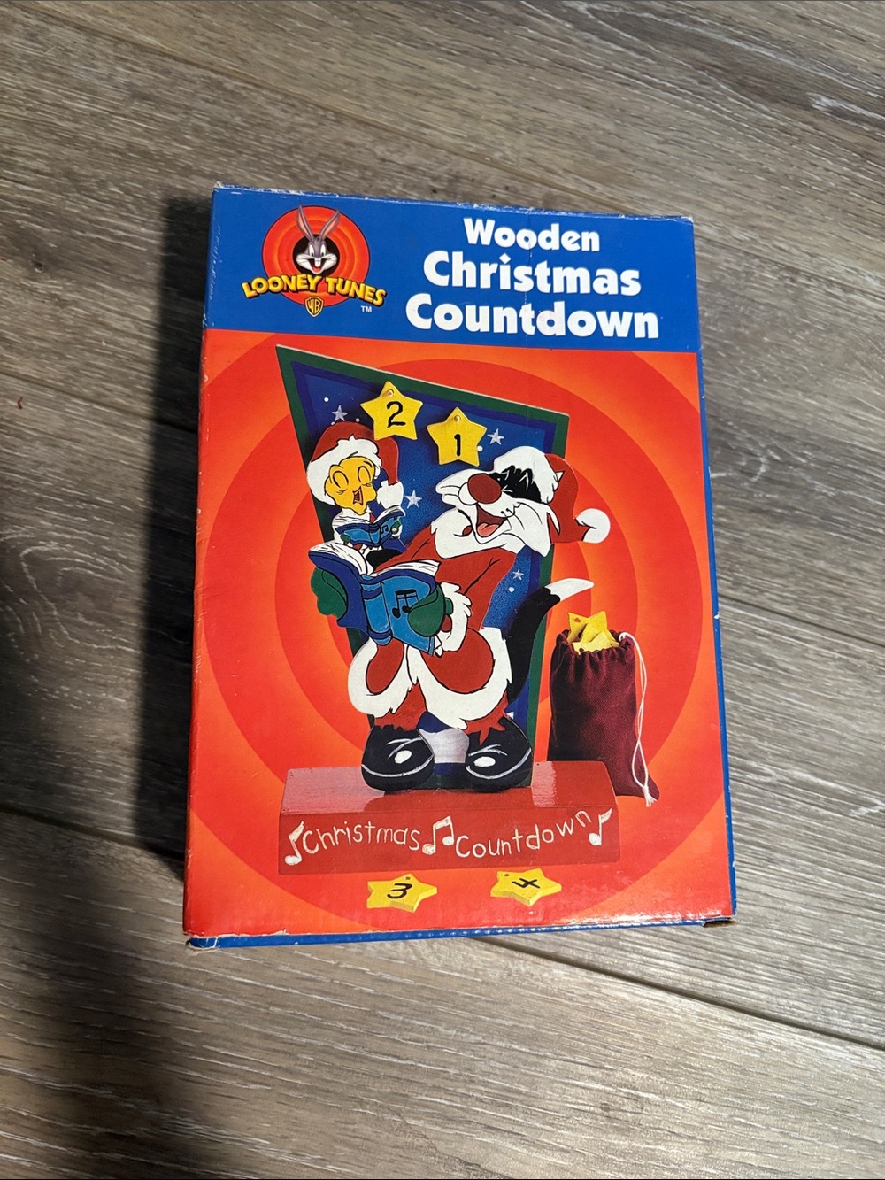 Looney Tunes Wooden Christmas Countdown